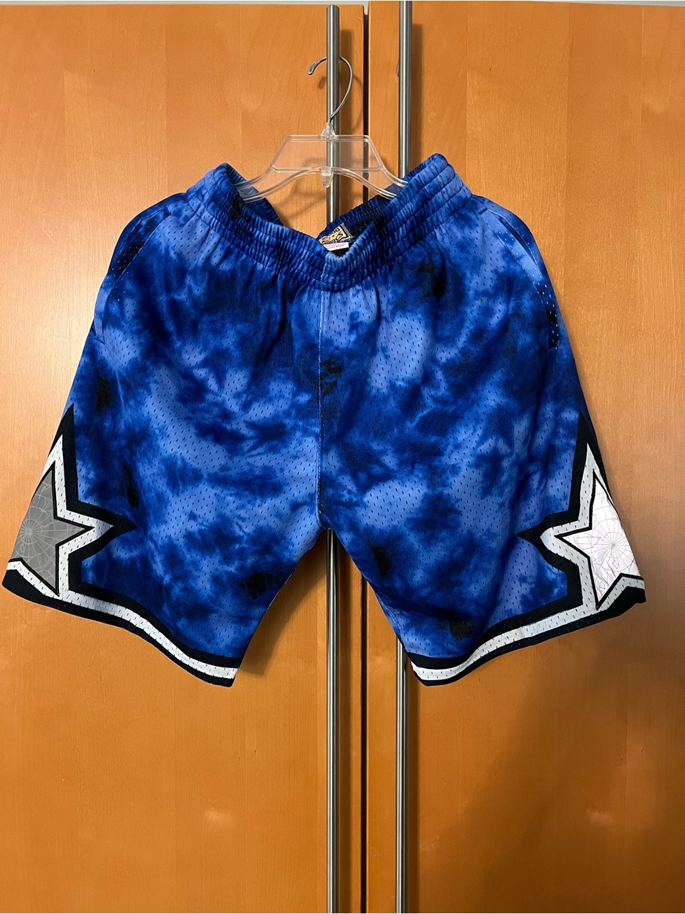 Mitchell & Ness Orlando Magic Swingman Shorts US S 1993 Blue Galaxy NBA